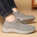 Euro Step Men's Couple Casual Single Breathable Fashion Lace-up Running Shoes_vogvips.com