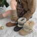 Women's Snow Winter Thick Sole Retro Fleece Cute Forest Style Height Increasing Niche Warm Cotton Shoes Fluffy Boots_vogvips.com