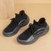 Women's Fly-knit Mesh Sneakers 2026 Spring And Autumn New Sock Shoes, Lightweight, Niche, Thick-soled, Casual,_vogvips.com