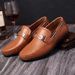Unbeatable Quality 2024 New Men's Soft Sole Genuine Leather Bean Youth Date Driving Shoes Leisure Lazy People_vogvips.com