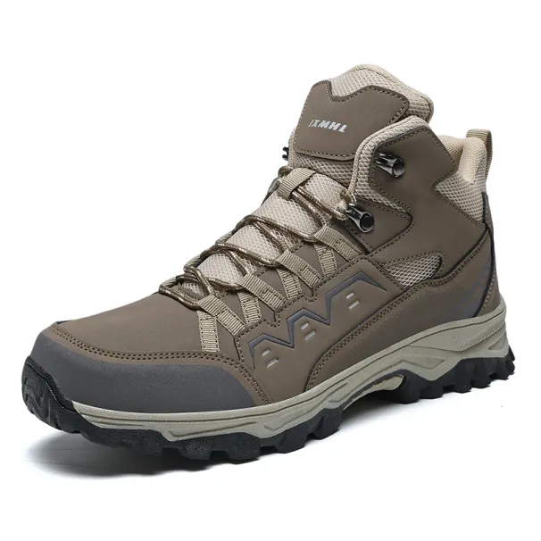 Outdoor Hiking Shoes Women Lace-up Low-top Breathable Shock-absorbing Casual Shoes Men Anti-slip Flat Wear-resistant Shoes Men_vogvips.com