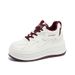 2025 Autumn Winter Wo's Height-Increasing Dad New Breathable Casual Sneakers Sports Shoes Thick-Soled Wedge Single_vogvips.com