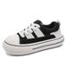 Spring Autumn New Little White Versatile Canvas For Female Students Instagram Trendy And Fashionable Songcake Casual_vogvips.com
