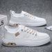 Spring Breathable White Korean Version Versatile One Foot Sports And Casual Soft Soled Trendy Men's Shoes 2025 New Model_vogvips.com