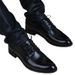 Spring And Summer Height Increasing Lace Up Wedding Pointed Business Formal Leather Korean Version British Casual Shoes,_vogvips.com