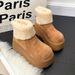 Thick-soled Heightening Snow Boots Women's Plush Warm Fluffy Short Boots Ugly Cute Big-headed Cotton Shoes_vogvips.com