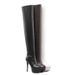 Foreign Trade New Martin Women, Ultra High Sexy Thin Heels, Round Toe, Solid Color, Large Size, Winter Over-the-Knee_vogvips.com