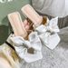 2026 New French Style Bowknot Square-Toe High-Heel Sandals For Women, Summer Outdoor Wear, Plus Size Women's Shoes 41-43_vogvips.com