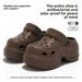 Women's Clog 2026 New Summer Fashion Outdoor Non-Slip Height-Increasing Casual Thick-Soled Closed-Toe Sandals_vogvips.com