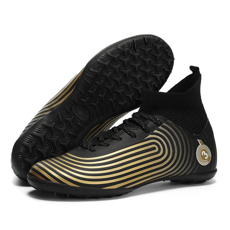 Straight Hair AG Lg TF Broken Nail Football High Top Breathable Fashiable Lawn Training Shoes Professial_vogvips.com