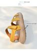 Girls' Leather Sandals Summer 2025 New Arrival Western Style Roman Shoes Princess Medium And Large Kids K-style Girl_vogvips.com