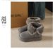 Maillard Two Wear Short Boots Children Autumn Small Man Platform Short Boots Snow Boots Cotton Shoes Women_vogvips.com