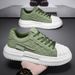 Shell Head 2025 Spring New Thick Soled Board Sports And Leisure Trendy Men's Interior Height Increasing White Shoes_vogvips.com