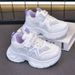 Boys' Sneakers 2026 Spring/Summer Mesh Breathable Lightweight Children's White Girls' Versatile Running Shoes_vogvips.com