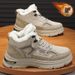 Men's Winter Fleece-Lined High-Top Martin Boots, Trendy Versatile Thick-Soled, Extra-Thick Warm Cotton Shoes, Work Shoes_vogvips.com