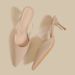 Black High Heels For Women New Arrival Transparent Strap Non-tiring Toe Thin Heel Toe Sandals Women's Half Slippers Summer_vogvips.com
