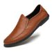 Large Size Three-dimensional Bark Pattern First Layer Doudou Men's Shoes Casual Driving Walking Men's Shoes_vogvips.com