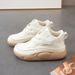 Mid-Top For Women 2025 Spring And Autumn New Style Student Leather Korean Version Versatile Casual Dad Sneakers Trendy_vogvips.com