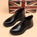 Men's Boots Martin Boots High Top Leather Shoes Casual Business Short Boots Soft Sole Fashion Leather Boots Chelsea_vogvips.com