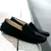 Casual Fashion Men Handmade Suede Genuine Leather Mens Loafers Moccasins Slip On Men's Flats Male Driving Shoes_vogvips.com