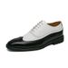 Two Color Suit Men's Shoes Plus Size Business Suit Casual Shoes_vogvips.com