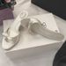 2025 New Letter Small Fragrance Rhinestone Bowknot Sandals For Women Satin Kitten Heel Slippers One-Word High Heels_vogvips.com