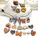 20 Sets Of Cartoon Leopard Print Shoes Flower Decorative Buckle Personalized DIY Student Garden Shoe Buckle Accessories_vogvips.com