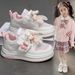 Children's Day Lightweight Mesh Style, Student White Sneakers, New Summer Model, Girls' Sports, Breathable Running_vogvips.com
