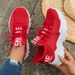 Shoes Women's Casual Flyknit Upper Running Style Plus Size Sports Shoes For Formal & Casual Men's Outdoor Shoes Casual Versatile Sporty_vogvips.com
