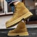 European Warm Series Heat-Resistant Big-Toe Martin 2025 Summer Shoes New Genuine Leather Versatile Workwear Thick-Soled Welding Men's Boots_vogvips.com
