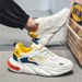 Men's Casual Running Shoes Breathable Mesh Sneakers Low Top Lace-Up Comfortable Lightweight Walking Shoes For Daily Wear_vogvips.com