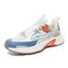 MOQ 1 Custom Plus Size US 13 14 EU 47 48 Man Casual Sports Sneakers Blank Mesh Leather Running Walking Shoes For Men_vogvips.com