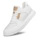 Invisible Inner Height Increase Hollow Men's Shoes Men's Small White Board Shoes Men's Casual Leather Shoes_vogvips.com