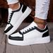 ZERJER Unisex Sneakers, New Arriva Large Size Cassic Retro Men's Sports Skate White Thick-Soed Tennis Shoes, Soid_vogvips.com