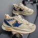 Spring 2025 New Breathable Men's Trend Versatile Thick Soled Sports Casual Running Dad Shoes Men_vogvips.com