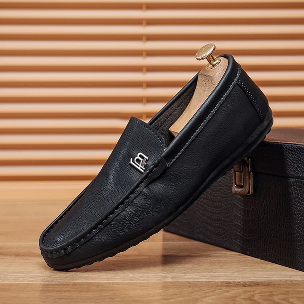 SHLIANG Men's Slip-On Flat Bottom Fashion Casual Shoes Breathable Comfortable Insole Large Size Loafers Durable Seams X0026_vogvips.com