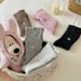 Women's & Men's Knit Wool Socks With Lace Trim And Heart Embroidery, Medium Cuff, Thick Warm Winter Socks For Daily Wear, Cozy And Stylish_vogvips.com