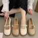 Mary Jane Women's Singles 2025 Summer New Fashionable, Versatile, Comfortable Internet Celebrity Soft Soled Bean Shoes_vogvips.com