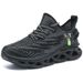 Men's Breathable Mesh Casual Sports Shoes Flyknit Cable Knit Sole plus Size Cross Border Running Shoes_vogvips.com