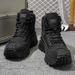 2026 New Outdoor Boots Men's High Top Thick Bottom Tactical Large Size 47 Hiking Sports Workwear Shoes 48 Casual Style_vogvips.com