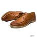 Hair Stylist Height Increasing Barber Men Pointed Toe Leather Shoes Mesh LeatMens Shoes_vogvips.com