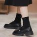 Korean Thick Soled Lazy Loafers For Women New Spring And Autumn British Style Small Ladies Soft Leather Casual_vogvips.com