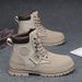 European Warm Series Thick-Soled Work Yellow Martin Autumn New High-Top Leather Patchwork Outdoor Sports Boots Men's Shoes_vogvips.com