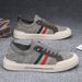 Summer New Breathable Canvas Men's Trendy Versatile Fly Woven Mesh Sports And Leisure Board Shoes, Coconut Shoes_vogvips.com