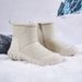 2026 New Men's Snow Boots, Korean Style Thick-Soled Winter Boots With Fleece Lining, Warm, Stylish, And Versatile_vogvips.com