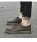 Men's Casual Board Shoes Are Soft And Breathable, White Shoes, Lace-up-free Casual Men's Polished Men's Shoes_vogvips.com