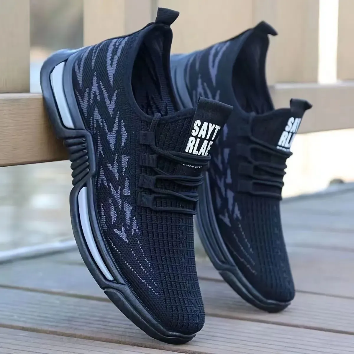 Summer New Coconut Casual Men's Breathable Sports Anti Odor Mesh Student Running Shoes_vogvips.com