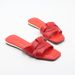MS Women's Flat Slide Sandals - Breathable PU Leather Casual Slip-On Shoes With Anti-Slip Rubber Sole For Beach, Vacation & Daily Wear_vogvips.com