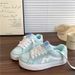 Women's Korean Style Trendy Casual Sneakers Comfortable Student Fresh Street Photography Retro Bread Style Niche Shoes_vogvips.com