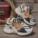 Women's Chunky Sneakers Athletic Shoes Mesh Breathable Soft Sole Fashionable And Versatile Winter New Style 2024_vogvips.com